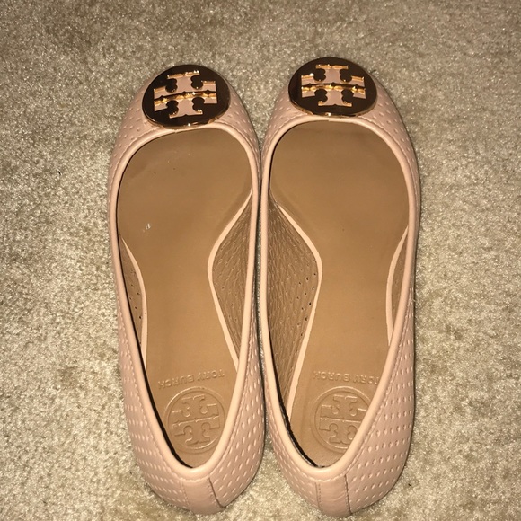 tory burch perforated flats